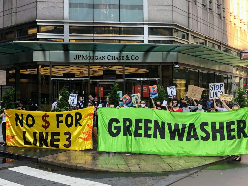 Greenwashing JPMorgan Chase